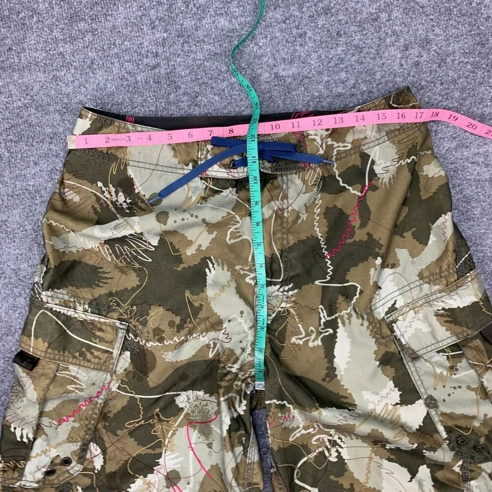 American Eagle Board Shorts Men 32 Camo Blended Fabric Surfing Stretch Quick Dry